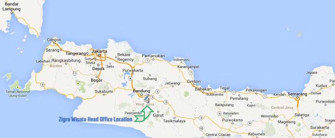 Map Location of Zigra Wisata